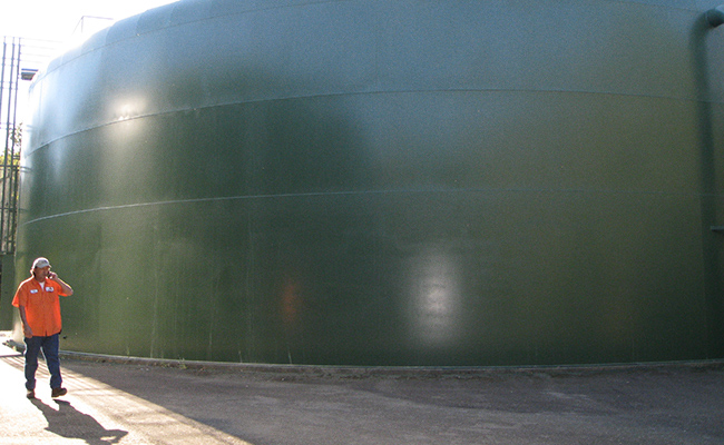 Water storage tanks are one of many components of the Town of Windsor's water supply infrastructure that was improved through implementation of the Water Master Plan.